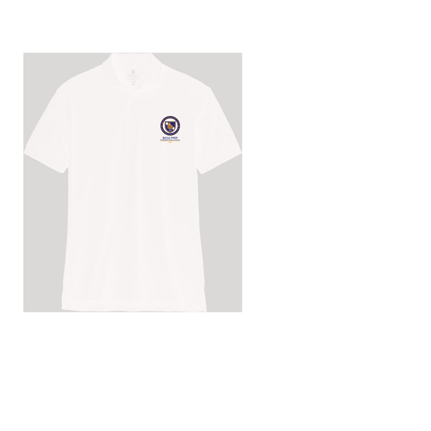 White Polo Tech Shirt (DISCONTINUED)