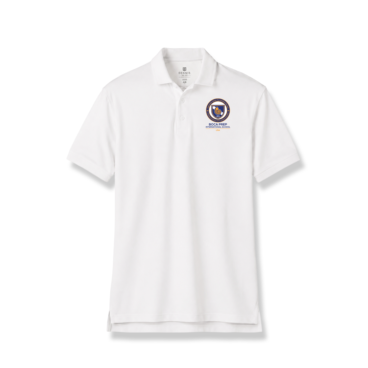 White Polo Tech Shirt (DISCONTINUED)