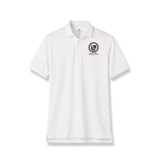 White Polo Pique Shirt (DISCONTINUED)