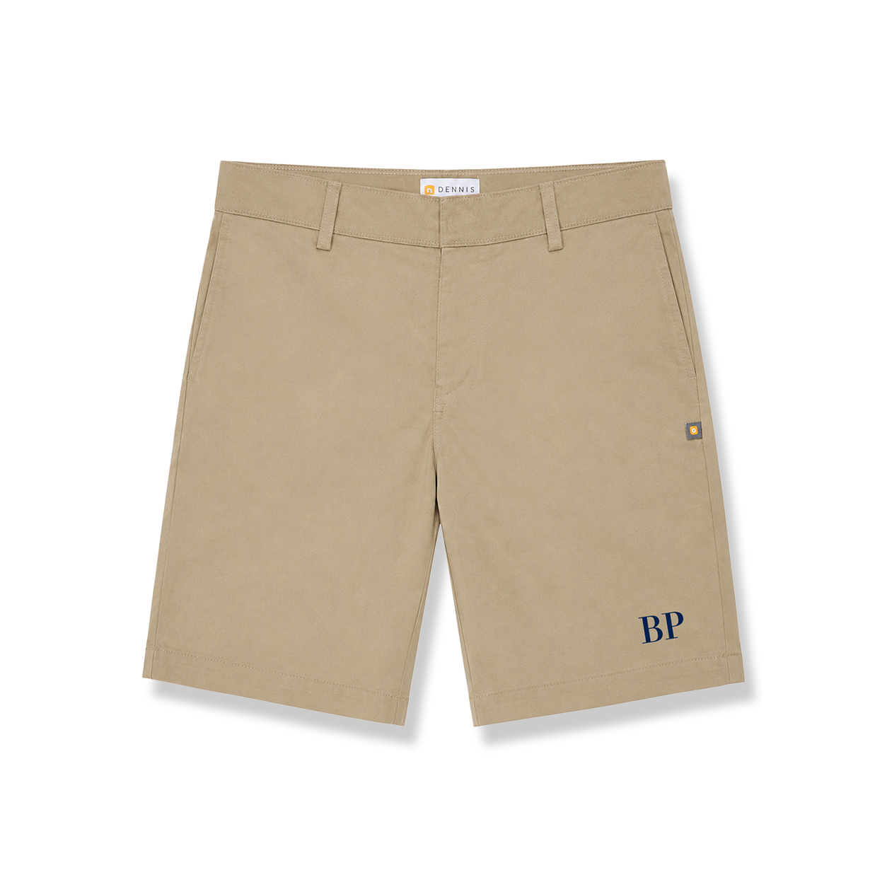 Flat Front Twill Shorts