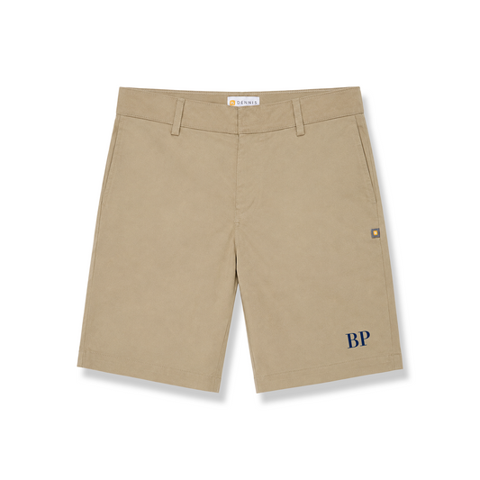 Flat Front Twill Shorts